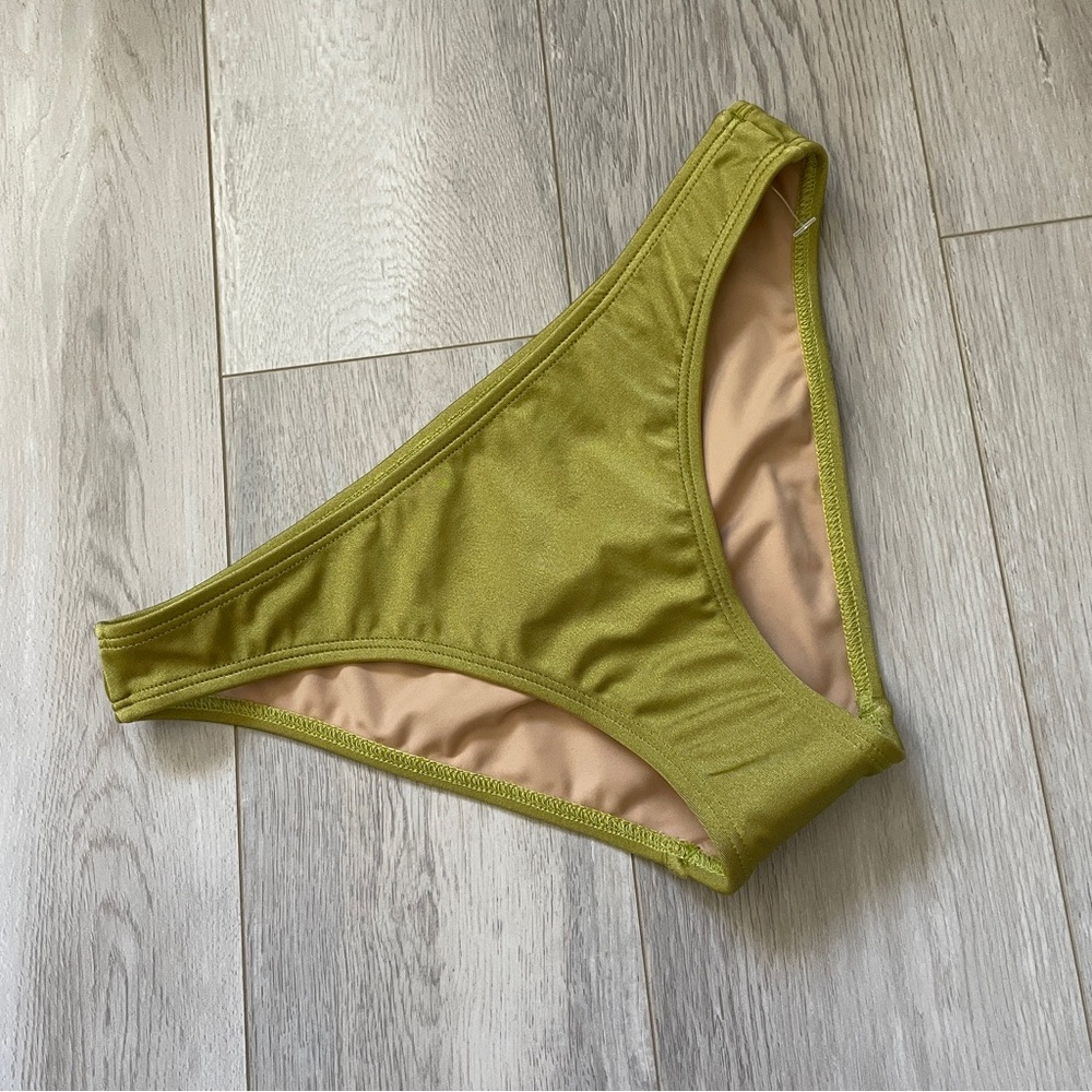 NU SWIM (Vince) Green Bikini Bottom